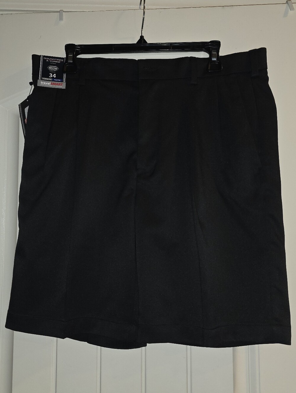 Men's Black Dress Shorts - Size 34 NWT